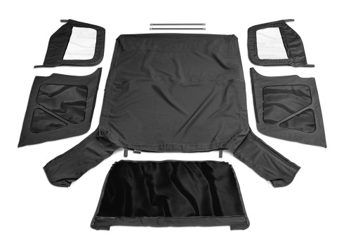 Rampage 912935 - 1997-2006 Jeep Wrangler(TJ) OEM Replacement Top - Black Diamond