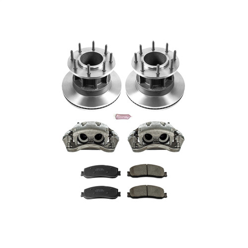 PowerStop KCOE6526 - Power Stop 2012 Ford F-350 Super Duty Front Autospecialty Kit w/Cals