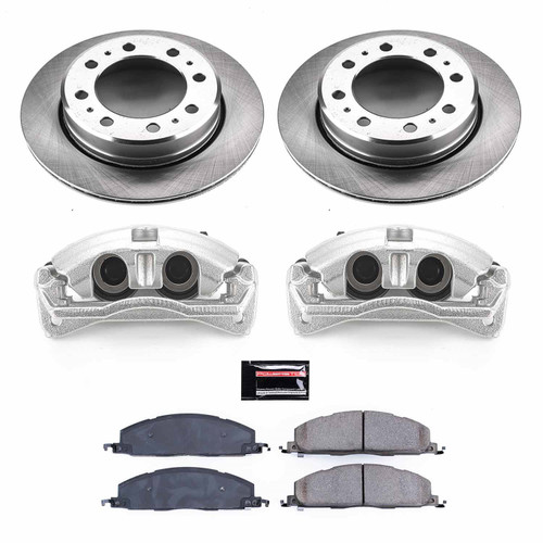 PowerStop KCOE7131A - Power Stop 13-18 Ram 3500 Rear Autospecialty Kit w/Cals