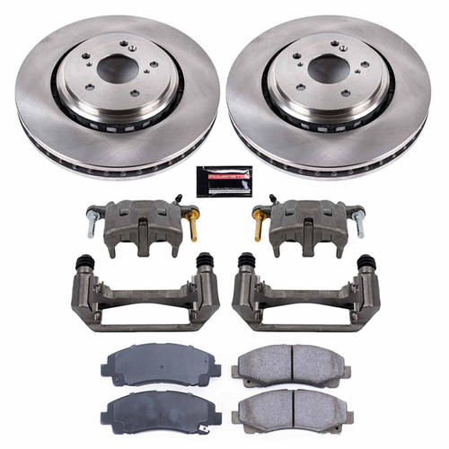 PowerStop KCOE7214 - Power Stop 15-20 Acura TLX Front Autospecialty Kit w/Cals