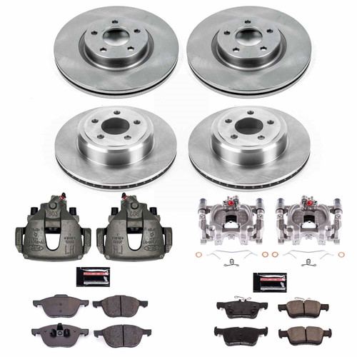 PowerStop KCOE7571 - Power Stop 17-19 Ford Escape Front and Rear Autospecialty Kit w/Cals PowerStop KCOE7571 - Power Stop 17-19 Ford Escape Front and Rear Autospecialty Kit w/Cals
