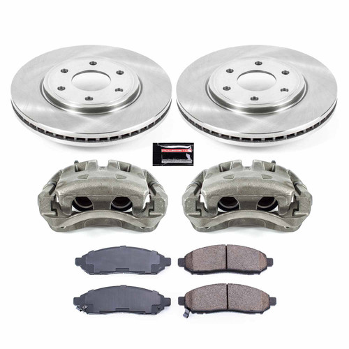 PowerStop KCOE8324 - Power Stop 2019 Nissan Frontier Front Autospecialty Brake Kit w/Calipers