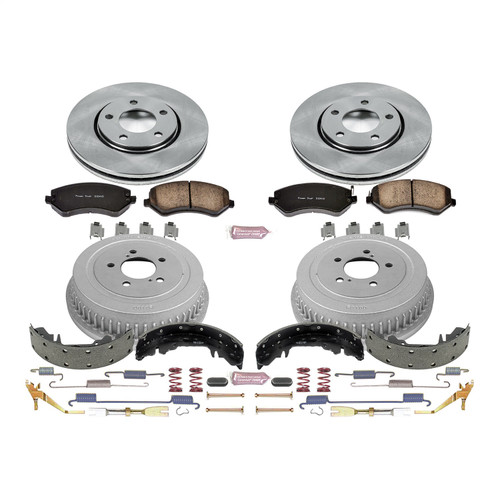 PowerStop KOE15013DK - Power Stop 01-03 Chrysler Voyager Front & Rear Autospecialty Brake Kit