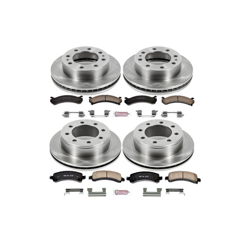 PowerStop KOE2074 - Power Stop 14-19 Chevrolet Express 3500 Front & Rear Autospecialty Brake Kit