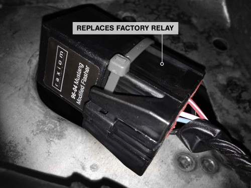 Raxiom 99032 - 96-04 Ford Mustang Excluding 99-01 Cobra Modified Turn Signal Flasher V1