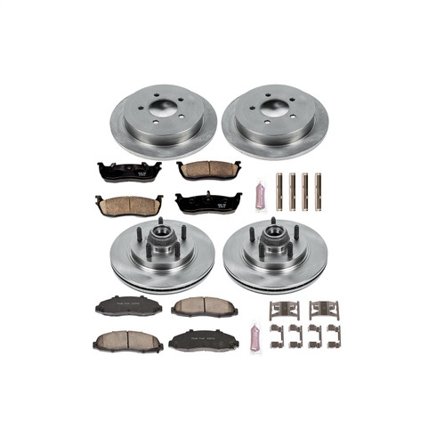 PowerStop KOE1915 - Power Stop 00-03 Ford F-150 Front & Rear Autospecialty Brake Kit