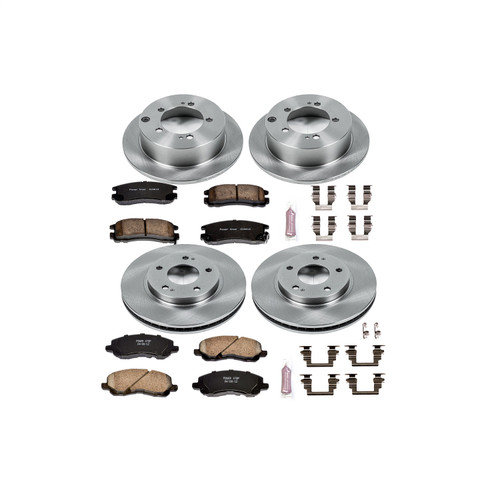 PowerStop KOE1683 - Power Stop 01-05 Chrysler Sebring Front & Rear Autospecialty Brake Kit