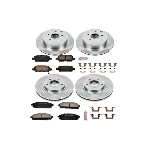 PowerStop KOE2766 - Power Stop 04-09 Nissan Quest Front & Rear Autospecialty Brake Kit
