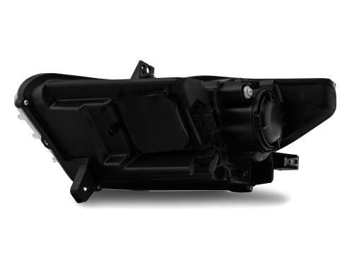 Raxiom 407055 - 15-17 Ford Mustang Projector Headlights OEM HID Bulbs- Black Housing (Clear Lens)