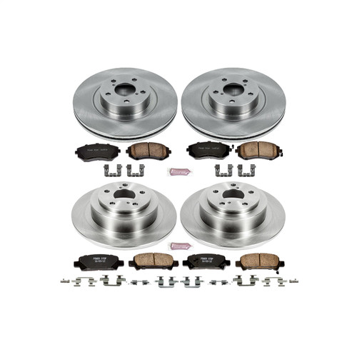 PowerStop KOE2748 - Power Stop 04-06 Subaru Baja Front & Rear Autospecialty Brake Kit