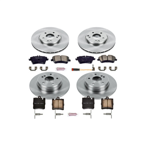 PowerStop KOE2783 - Power Stop 2003 Mercedes-Benz C230 Front & Rear Autospecialty Brake Kit PowerStop KOE2783 - Power Stop 2003 Mercedes-Benz C230 Front & Rear Autospecialty Brake Kit