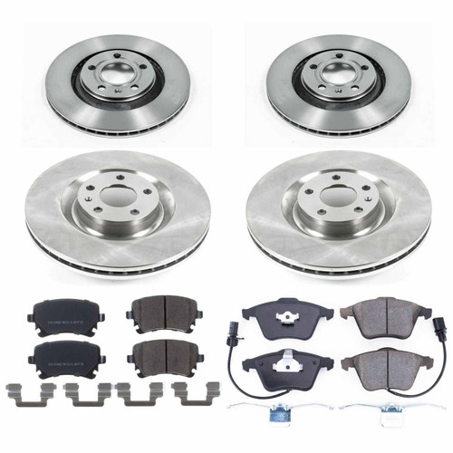 PowerStop KOE4010 - Power Stop 04-09 Audi S4 Front & Rear Autospecialty Brake Kit