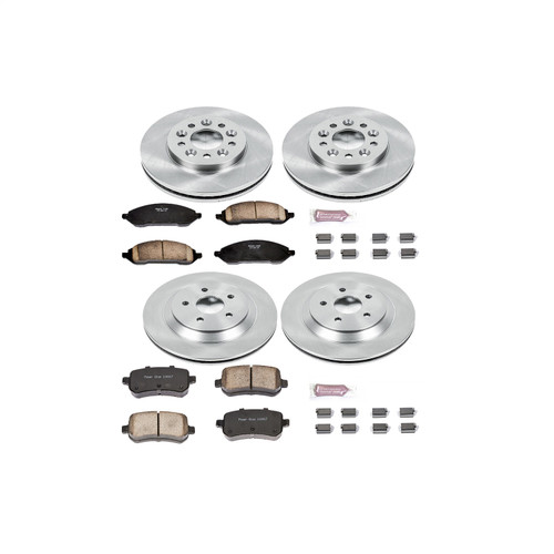 PowerStop KOE2828 - Power Stop 04-07 Ford Freestar Front & Rear Autospecialty Brake Kit