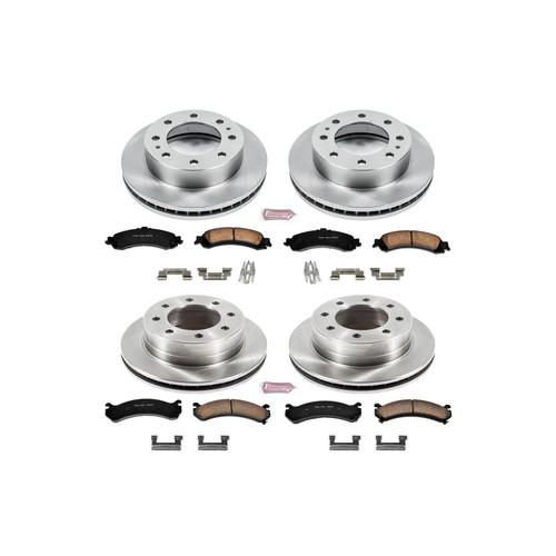 PowerStop KOE4454 - Power Stop 2005 Chevrolet Silverado 1500 HD Front & Rear Autospecialty Brake Kit