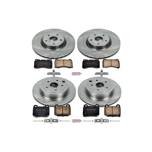 PowerStop KOE4490 - Power Stop 08-14 Subaru Impreza Front & Rear Autospecialty Brake Kit PowerStop KOE4490 - Power Stop 08-14 Subaru Impreza Front & Rear Autospecialty Brake Kit
