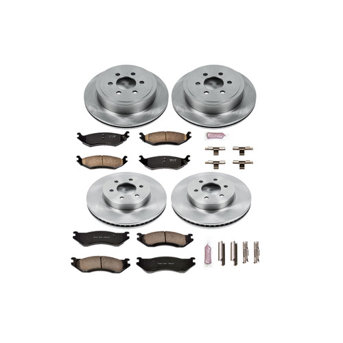 PowerStop KOE4471 - Power Stop 2003 Dodge Durango Front & Rear Autospecialty Brake Kit
