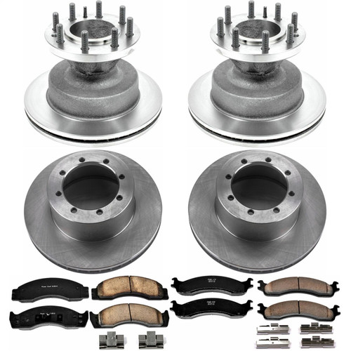 PowerStop KOE4233 - Power Stop 01-02 Ford E-450 Econoline Super Duty Front & Rear Autospecialty Brake Kit
