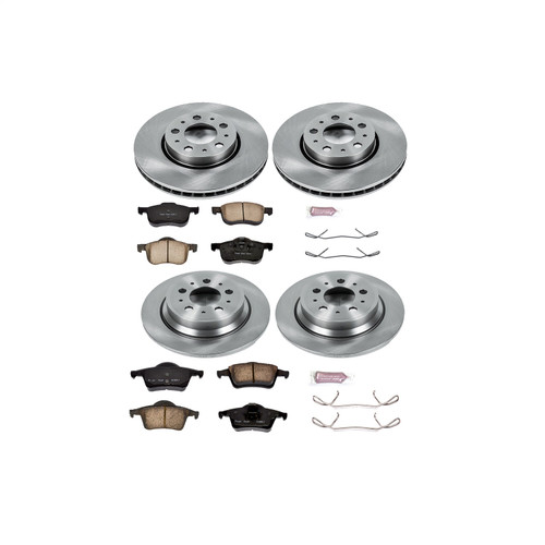 PowerStop KOE4430 - Power Stop 01-07 Volvo S60 Front & Rear Autospecialty Brake Kit