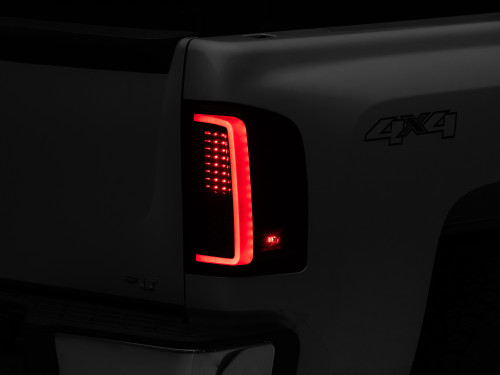 Raxiom S112711 - 07-13 Chevy Silverado 1500 G2 LED Tail Lights- Black Housing (Clear Lens)
