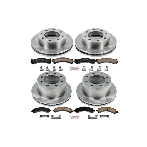 PowerStop KOE4528 - Power Stop 03-08 Chevrolet Express 3500 Front & Rear Autospecialty Brake Kit
