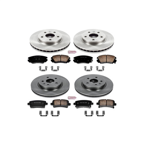 PowerStop KOE5524 - Power Stop 2011 Buick LaCrosse Front & Rear Autospecialty Brake Kit