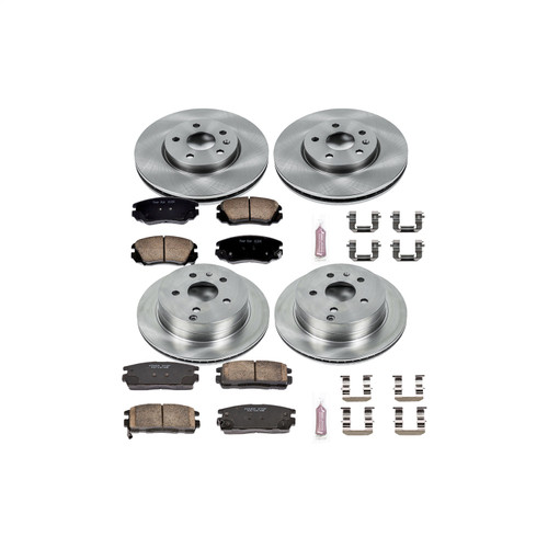 PowerStop KOE5516 - Power Stop 10-17 Chevrolet Equinox Front & Rear Autospecialty Brake Kit
