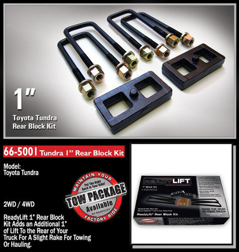 ReadyLIFT 66-5001 - 1" Rear Block Kit - Toyota Tundra 1995-2021 / Tacoma 1995-2023