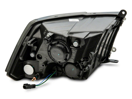 Raxiom R118021 - 09-18 Dodge RAM 1500 Axial OEM Rep Headlights w/ Dual Bulb- Chrome Housing (Smoked Lens )