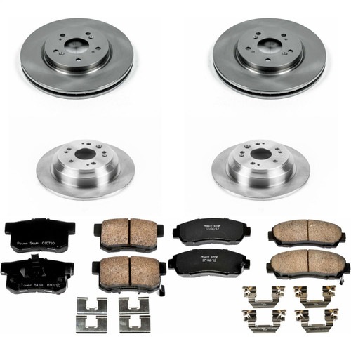 PowerStop KOE5815 - Power Stop 10-11 Honda Accord Crosstour Front & Rear Autospecialty Brake Kit
