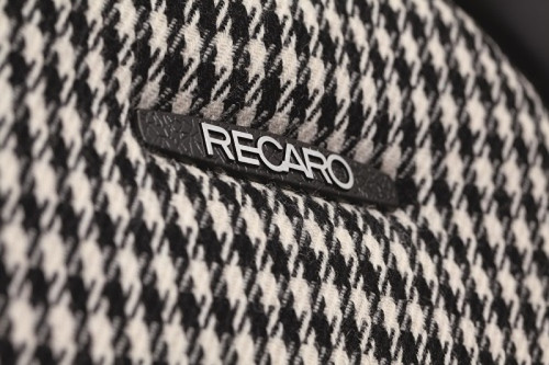 Recaro 087.00.0B28-01 - Classic Pole Position ABE Seat - Black Leather/Classic Checkered Fabric