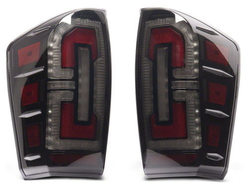 Raxiom TT32385 - 16-23 Toyota Tacoma LED Tail Lights- Blk Housing (Smoked Lens)