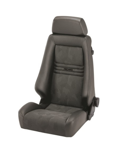 Recaro LXF.00.000.LR55 - Specialist S Seat - Medium Grey Leather/Grey Artista