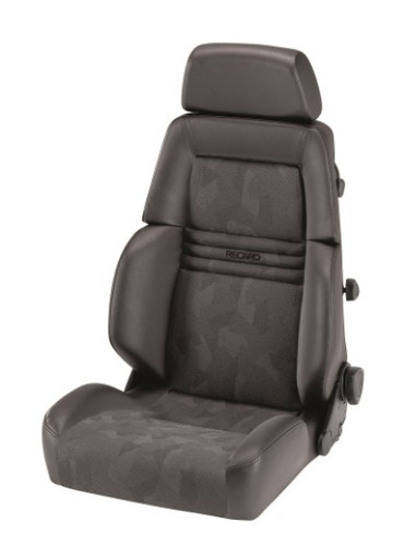 Recaro LTF.00.000.LR55 - Expert S Seat - Grey Leather/Grey Artista