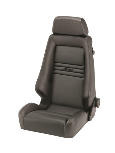 Recaro LXF.00.000.LL55 - Specialist S Seat - Medium Grey Leather/Medium Grey Leather