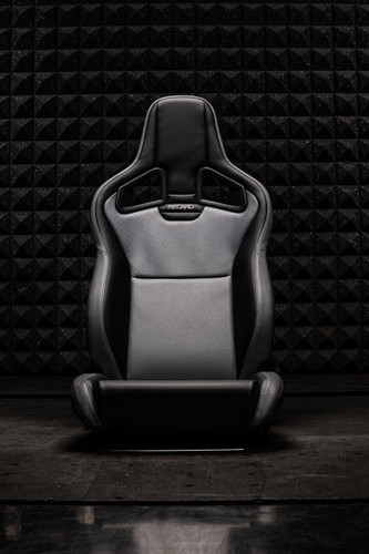 Recaro 414.2OR.3206 - Cross Sportster ORV Passenger Seat - Black Vinyl/Grey Vinyl