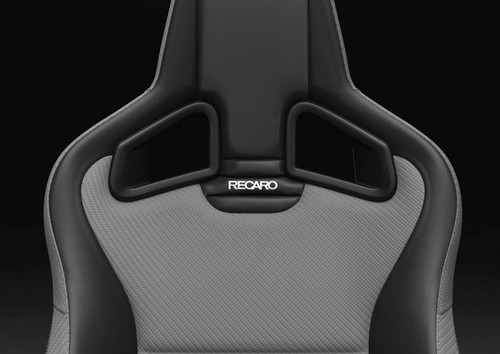 Recaro 414.1OR.3206 - Cross Sportster ORV Driver Seat - Black Vinyl/Grey Vinyl