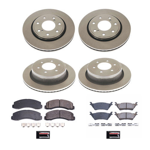 PowerStop KOE6269 - Power Stop 12-14 Ford F-150 Front & Rear Autospecialty Brake Kit