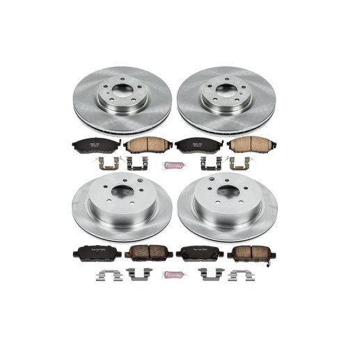 PowerStop KOE6237 - Power Stop 12-13 Infiniti M35h Front & Rear Autospecialty Brake Kit
