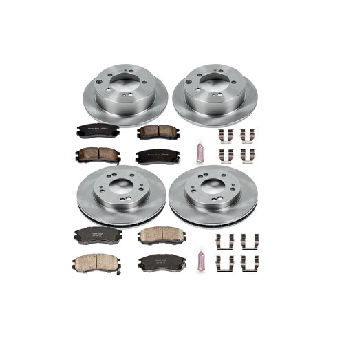 PowerStop KOE683 - Power Stop 95-00 Chrysler Sebring Front & Rear Autospecialty Brake Kit