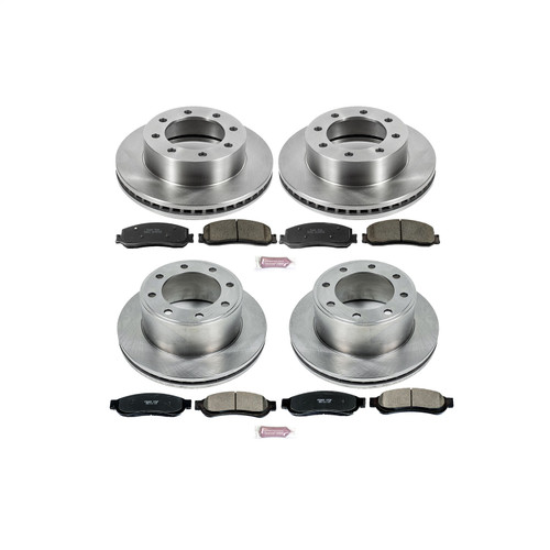 PowerStop KOE6547 - Power Stop 12-13 Ford F-250 Super Duty Front & Rear Autospecialty Brake Kit