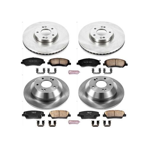 PowerStop KOE6950 - Power Stop 13-16 Hyundai Santa Fe Front & Rear Autospecialty Brake Kit