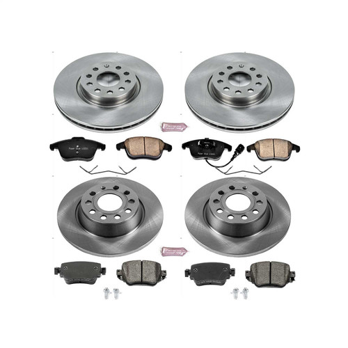 PowerStop KOE7537 - Power Stop 16-18 Audi Q3 Front & Rear Autospecialty Brake Kit