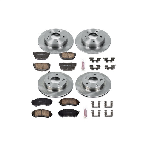 PowerStop KOE755 - Power Stop 94-96 Nissan 240SX Front & Rear Autospecialty Brake Kit