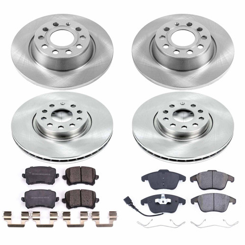PowerStop KOE7339 - Power Stop 2015 Audi Q3 Front & Rear Autospecialty Brake Kit
