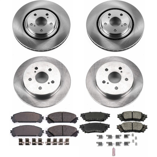 PowerStop KOE7605 - Power Stop 15-17 Lexus NX200t Front & Rear Autospecialty Brake Kit