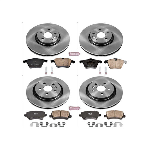 PowerStop KOE7637 - Power Stop 15-18 Volvo S60 Front & Rear Autospecialty Brake Kit