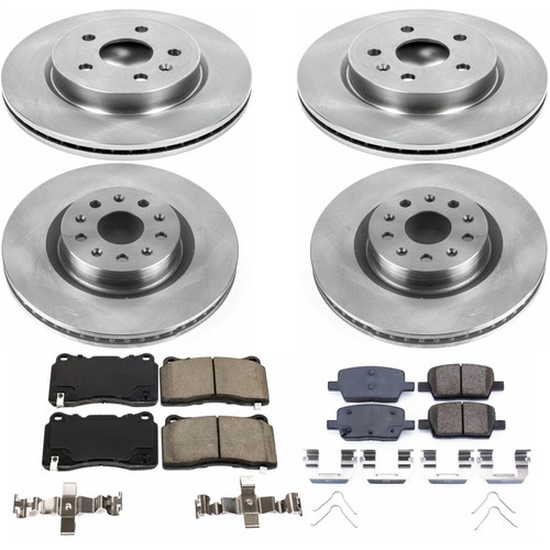 PowerStop KOE7816 - Power Stop 16-17 Cadillac CT6 Front & Rear Autospecialty Brake Kit