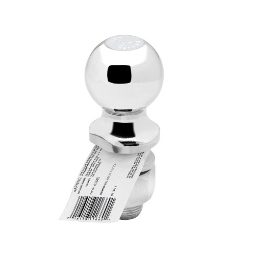 Reese 63845 - Hitch Ball - Draw-Tite - 2 in Ball - 1 in Shank - 7500 lb Capacity - Steel - Chrome - Each