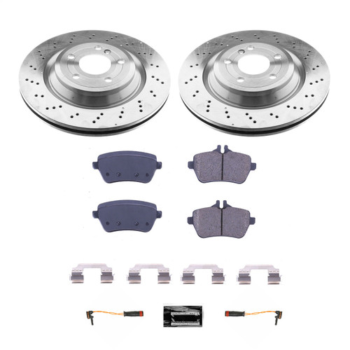 PowerStop KOE7859 - Power Stop 15-16 Mercedes-Benz SL400 Rear Autospecialty Brake Kit