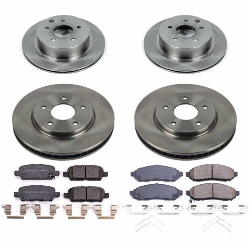 PowerStop KOE8272 - Power Stop 11-14 Nissan Leaf Front & Rear Autospecialty Brake Kit